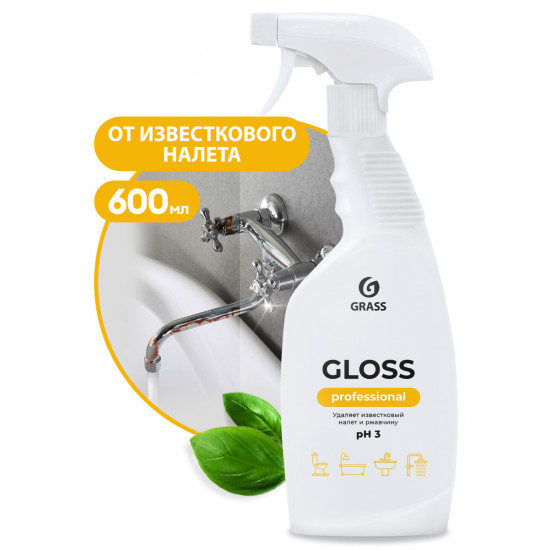 Чистящее средство для сан.узлов "Gloss Professional" (флакон 600 мл)
