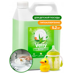 Средство для мытья посуды «Velly Sensitive» алоэ вера (канистра 5,2 кг)