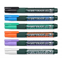 Маркер меловой Pentel линия 2-4 мм красный /1/