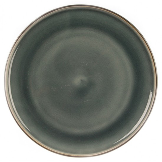 81223122 Тарелка 20 см  Black Spider Silk Серия "Каменная керамика Stockholm" "Цветной фарфор" P.L. Proff Cuisine  