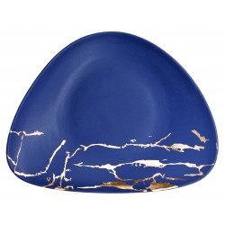 81223169 Тарелка 35 см Серия "Blue Gold" "Цветной фарфор" P.L. Proff Cuisine  