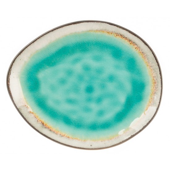 81223105 Тарелка 20 см Blue Spider Silk Серия "Каменная керамика Stockholm" "Цветной фарфор" P.L. Proff Cuisine  