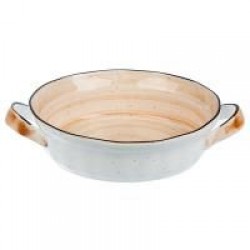 81223023 Блюдо с ручками 1,5 л Серия "Organic Fusion" "Цветной фарфор" P.L. Proff Cuisine  