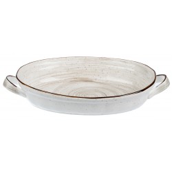 81223028 Блюдо с ручками 2,2 л Серия "White Fusion" "Цветной фарфор" P.L. Proff Cuisine  
