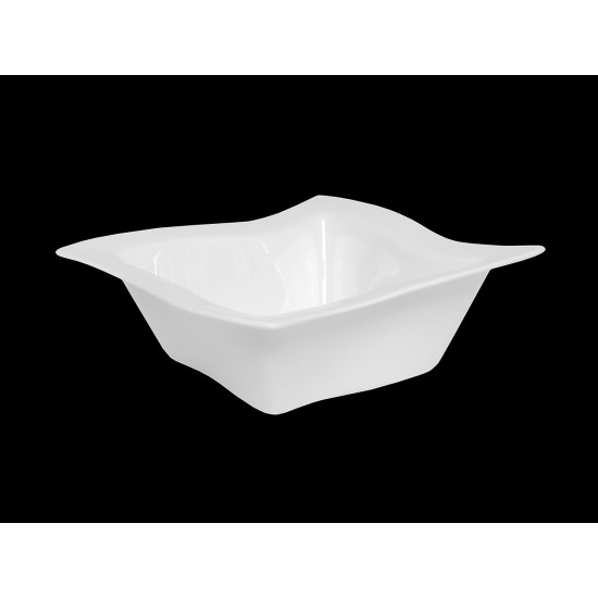 TU0156 Салатник квадратный 190 мм (700 мл) Royal White /4/24/ TUDOR ENGLAND