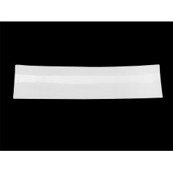 TU1078 Блюдо прямоугольное узкое 380х100 мм Royal White /4/24/ TUDOR ENGLAND