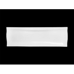 TU1895-1 Блюдо прямоугольное узкое 390х130 мм Royal White /3/12/ TUDOR ENGLAND