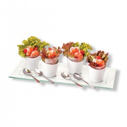 99000127 Набор для комплимента, 9 предметов "Классический фарфор" P.L. Proff Cuisine  