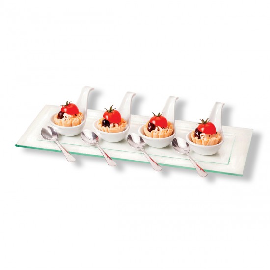 99000130 Набор для комплимента, 9 предметов "Классический фарфор" P.L. Proff Cuisine  