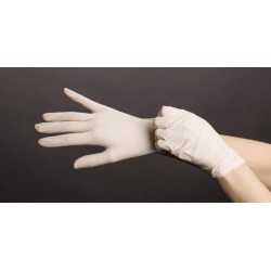 Перчатки одноразовые латексные "M" неопудр. 100 шт/уп /1/1000/, Китай