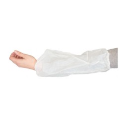 Нарукавники защитные белые, 36 см, 100 шт