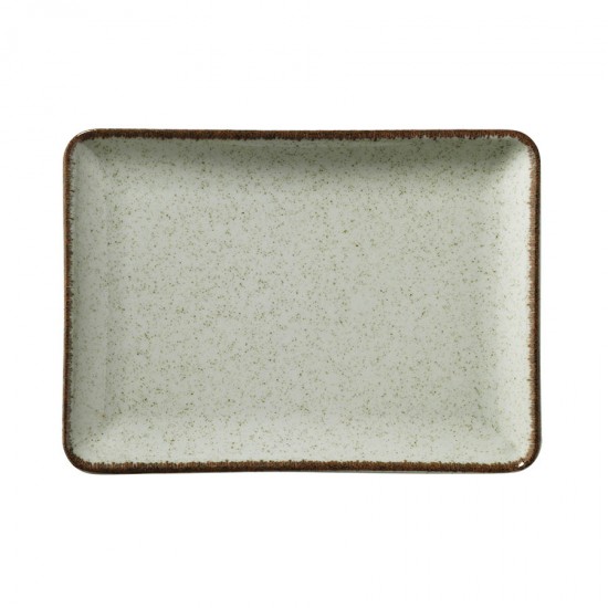 Блюдо прямоугольное 35*26см, мятный, Pearl, Kutahya