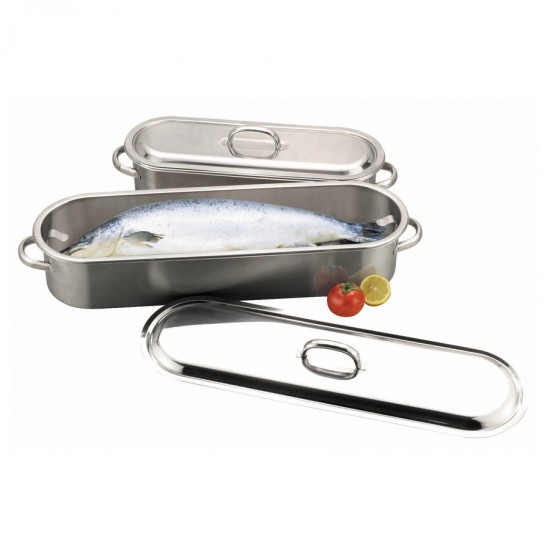 71002764 Котел для приготовления рыбы и рулетов 60 см (18/8) Серия "Gourmet Line - нержавеющая сталь 18/8" P.L. Proff Cuisine (Китай)