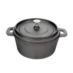 713203 Кастрюля порционная с крышкой, 250 мл Серия "Чугун" P.L. Proff Cuisine (Китай)