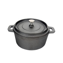 81200030 Кастрюля порционная с крышкой, 600 мл Серия "Чугун" P.L. Proff Cuisine (Китай)