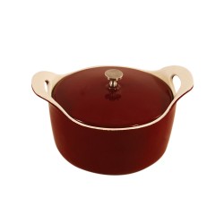 81200325 Кастрюля эмалированная с крышкой, 700 мл Серия "Чугун" P.L. Proff Cuisine (Китай)