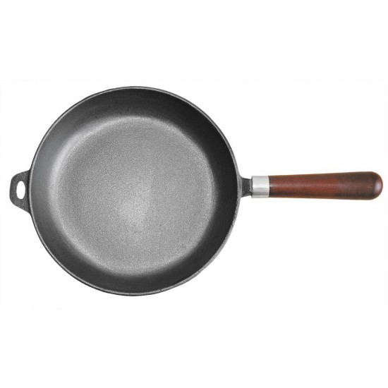 92001133 Сковорода с деревянной ручкой, 24 см Серия "Чугун" P.L. Proff Cuisine (Китай)
