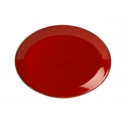 112136 блюдо овальное 36см PORLAND цвет красный