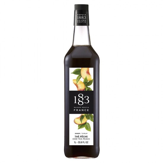 Холодный чай со вкусом персика 1л сироп 1883 Рутин (2202) /1/6/