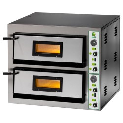 Печь для пиццы, подовая, 2 камеры, FME 4+4