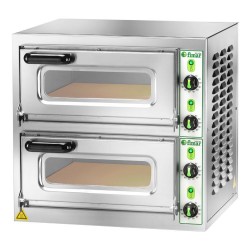 Печь для пиццы подовая, 2 камеры ,MICROV 2C